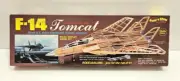 GUILLOWS F-14A #1402 BUILD N SHOW NON-FLYING BALSA DISPLAY MODEL AIRPLANE