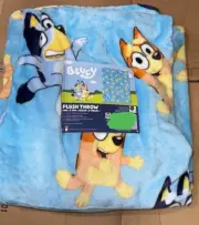 Disney Bluey and Bingo Hugging Plush Throw Blanket 50x70” NEW