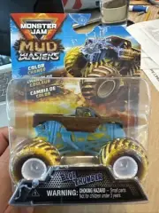 Monster Jam Truck Mud Blasters Blue Thunder 1:64 Spin Master 2024 2025