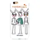 SaraGarden 客製化 手機殼 iPhone8/8Plus/7/7Plus/6【多款手機型號提供】時尚 點點 兔兔