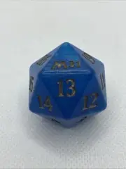 Magic The Gathering Oversized D20 Spindown Dice Core Set M21 Bundle Sky Blue