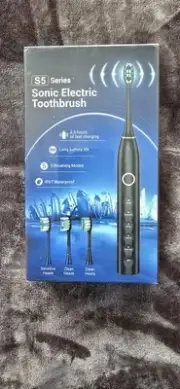 S5 Sonic Electric Toothbrush BLACK BRAND NEW FACTORY SEALED