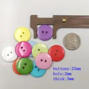 Candy Color buttons Smooth resin buttons 23mm 2 hole DIY Crafts and Clothing