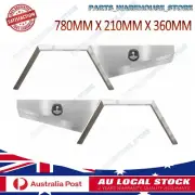 Pair 780mm Double Tapered Under Tray Ute Tool Box and Mud Guards