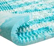 Mattress Topper King - 3 Inch Gel Memory Foam Mattress Topper King Size for Back Pain, CertiPUR-US Certified, Blue