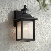 Moray Bay Mission Outdoor Wall Light Fixture Black Dusk to Dawn 11 1/2" Exterior