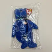 (RARE!!!) TY Original Retired 1998 Beanie Baby Clubby The Bear NIP