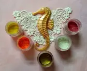 Sea Horse complete SET silicone mold fondant cake icing decorating FOOD APPROVED