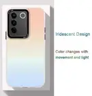 For Samsung Galaxy S23 Ultra S22 S21FE S20 Fluorescent Iridescent Cover Case