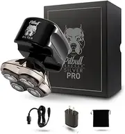 Skull Shaver PitBull Silver PRO with USB cable