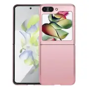 For Samsung Galaxy Z Flip5 5G Hard PC Folding Phone Case Anti-scratch Solid Color Phone Cover