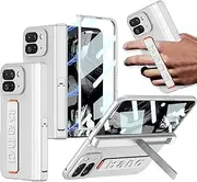 [RUNGOS] for Google Pixel 9 Pro Fold Case with Wrist Strap & Stand [with Hinge Protection, Screen Protector, Hidden Kickstand] Mili-Grade Protection All Inclusive Case for Google Pixel 9 Pro Fold 2024