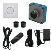 HY-1139su 34MP Industrial Microscope Camera 0.5X C-mount Lens 2K/1080P HDMI