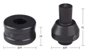 1set 5.5mm Punching machine die Hydraulic punch die CH-60 up and down mold