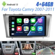 For Toyota Camry 07-11 64G Android 13 Car Head Unit Radio GPS Apple CarPlay +CAM (for: Toyota)