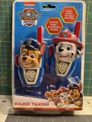 Nickelodeon Paw Patrol Chase & Marshall 2-Way Radios 500 Ft Walkie Talkie Blue