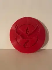 Pokemon Team Valor Pokemon Go Disc Golf Mini
