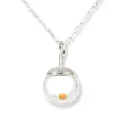 Silver Mustard seed necklace, 10mm 925 sterling silver pendant, Sterling silv...