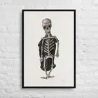 Judge Oscar O. Death drawing by James McLellan 24x36-Framed Canvas Print