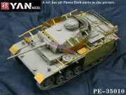 Yan Model PE-35010 1/35 Pz.Kpfw.III Ausf.M Detail Up Set for Takom 8002
