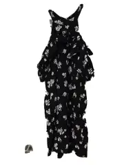 Decjuba High Neck Ruffle Dress Size 14 BNWT