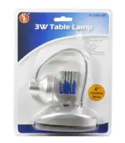 battery operated table lamp gooseneck light 3W FL348-3W flexible neck