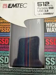Emtec 512GB Portable SSD USB 3.0 -New /Sealed