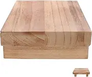 Wooden Foot Stool Bedside Foot Stool for High Beds Child Seat Stool Step Stool for Kids and Adults for Bedroom Living Room