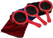 Abaodam 3pcs Change Bag: with Zipper and Twisting Handle for Stage Props Trick Accessories Make Things Appear or Disappear Illusion Performance