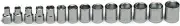 354 - 3/8Inch Drive 14 PCS Set- 6 Point Std. Metric Sockets, 6mm - 19mm