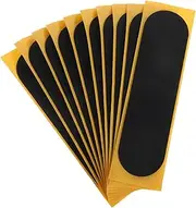 PERSELOSO 10pcs Grip Stickers for Fingerboards Non-Slip Foam Grip Tape Double-Sided Adhesive Lightweight Easy to Use for Finger Skateboarding
