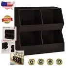 Child Safety Approved 4-Shelf Bookcase and Toy Organizer for Efficient Storage