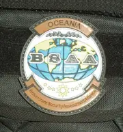 RESIDENT EVIL BSAA OCEANIA (Australasia) PVC PATCH - CUT & LOOP BACKING NEW MADE