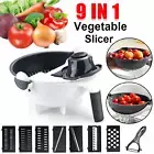 9 IN 1 Kitchen Assist Slicer Vegetable Cutter Potato Onion Carrot Grater Chopper