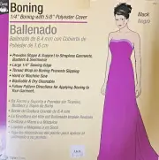 Dritz 1/4"boning with 5/8" polyester cover, by the yard