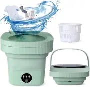Portable Mini Washing Machine 6L, Soft Spin & Drain for Baby Clothes, Towels
