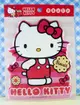 【震撼精品百貨】Hello Kitty 凱蒂貓~KITTY立體海綿貼紙-紅餅乾