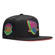Mitchell & Ness Brooklyn Nets 35 Years Patch Color Bomb 7 1/4 Brand New