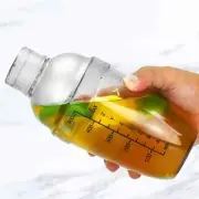Plastic Cocktail Shaker Hand Cup with Scales Drink Shaker Mixer Bar Tool