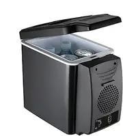 Car Refrigerator - 12V Duall Zone Refrigerator Portable Freezer with Compressor | 6L Lightweight Camping Fridge & Insulated Cooler Box for RV, Trucks, & Travel, DC12V Portable Car Fridge Freezer
