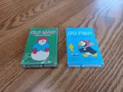 Snowman Old Maid - Penguin Go Fish Classic Card Games ~ Playing Cards Sealed!