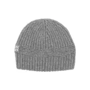 [Miu Miu] Miu Miu Logo-patch Beanie Hat S GREY