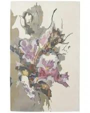 Weave & Wander Cerelia Transitional Floral & Botanical Viscose & Wool Accent Rug