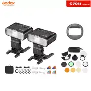 Godox Macro Flash MF12-K2 Kit + MF-CB Round Adapter + AK-R1 Accessories Set