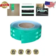 Non-Fading Green Reflective Tape 2 inch x 66 ft - Durable Safety Warning Strips