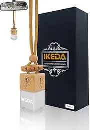 Car Air Fresheners for Men | 10ml Coconut Smell Air Freshener Car | Strong Perfume Car Hanging Diffuser with Odour Eliminaor Technology | Car Accessories for Men | Car Scents Air Fresheners by Ikeda