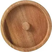 Margarita Salt Rimmer - Durable Wooden Cocktail Rimmer, Portable Round Sugar Rim Tool | Ideal for Margaritas, Juices, Cocktails, Drink Garnishing Accessory for Bartenders Home Entertaining
