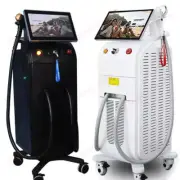 Ice Titanium 755nm 808nm 1064nm Epilation Diode Laser Hair Removal Machine Set s