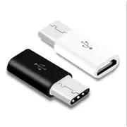 2pcs Micro USB to Type-C Converter for Charging Micro USB Female to Type C Male