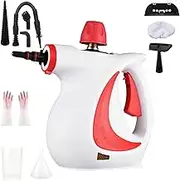 Laytic Steam Cleaner, Delilah Natural Steam Cleaner, Multi-Purpose Steamer for Home Use, Cleaning Floor, Kitchen, Car (Red)